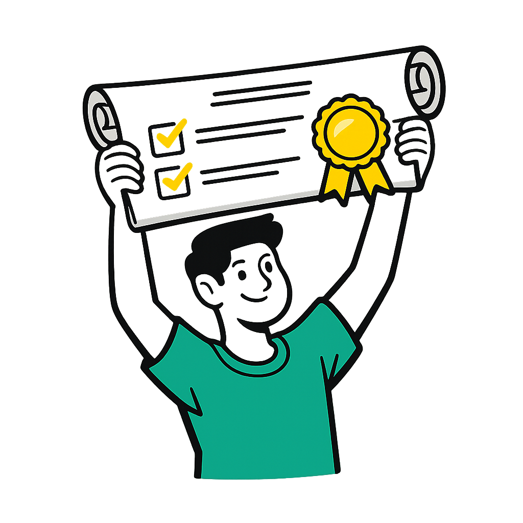 Onboarding flow illusztráció